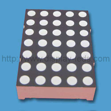 Pantalla de matriz de puntos LED de doble color 5x7 de 1,20 pulgadas (30 mm)