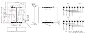 Pantalla SMD de 7 segmentos y dos dígitos de 0,56 pulgadas